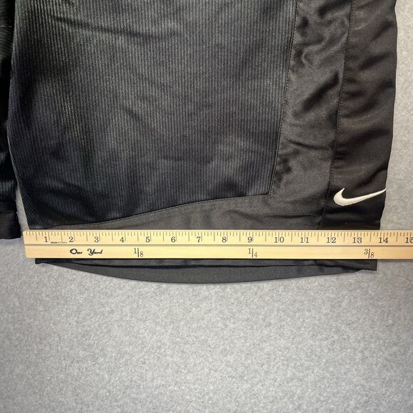 Nike Silver Tag Basketball Gym Shorts Men’s L Large Black Gray Vintage Y2K - Picture 11 of 16